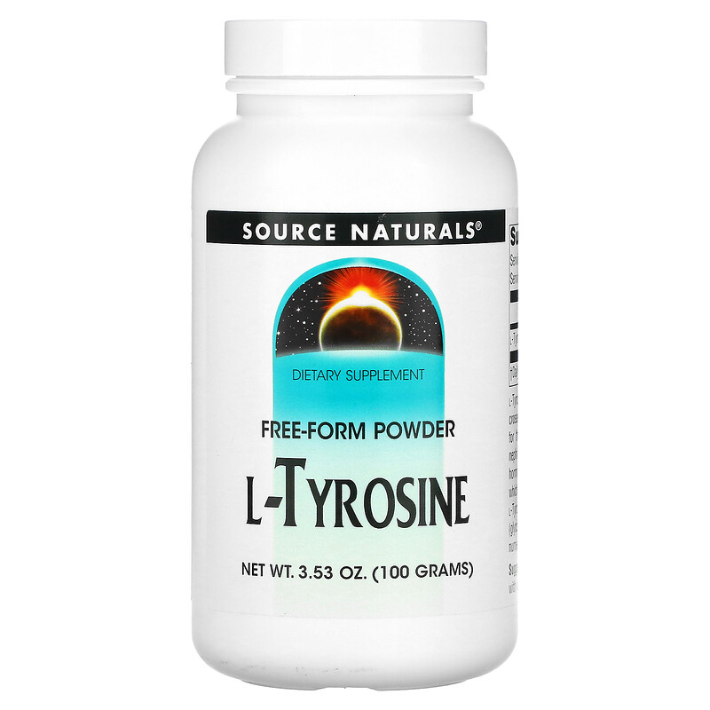 Source Naturals L Tyrosine Free Form Powder 353 Oz 100 G