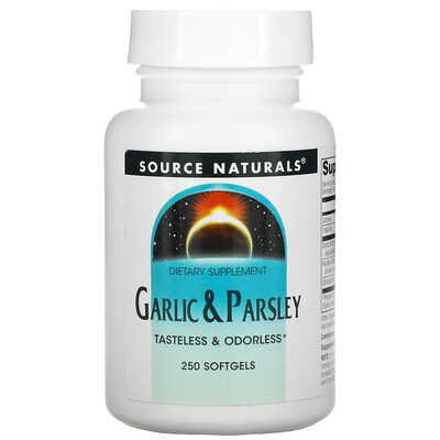 

Source Naturals Garlic & Parsley 250 Softgels