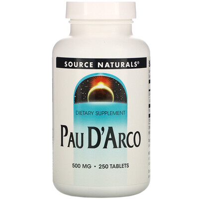 

Source Naturals Кора муравьиного дерева, 500 мг, 250 таблеток
