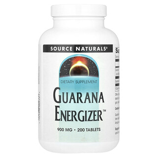 Source Naturals, Guarana Energizer™, 200 tablete
