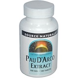 Source Naturals, Экстракт По д’Арко, 500 мг 100 таблеток отзывы