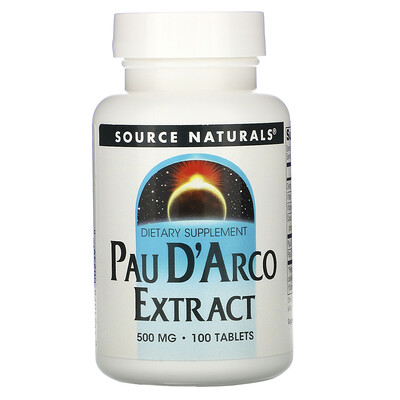 Source Naturals Экстракт По д'Арко, 500 мг 100 таблеток