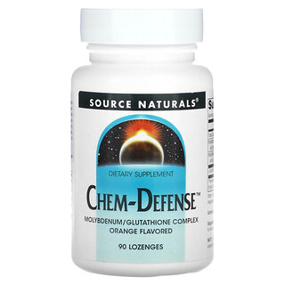 Source Naturals‏, Chem-Defense ، بالبرتقال ، 90 قرص استحلاب