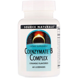 Отзывы о Сорс Начэралс, Coenzymate B Complex, Orange Flavored, 60 Lozenges