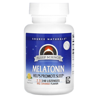 

Source Naturals Melatonin Orange 2.5 mg 240 Lozenges