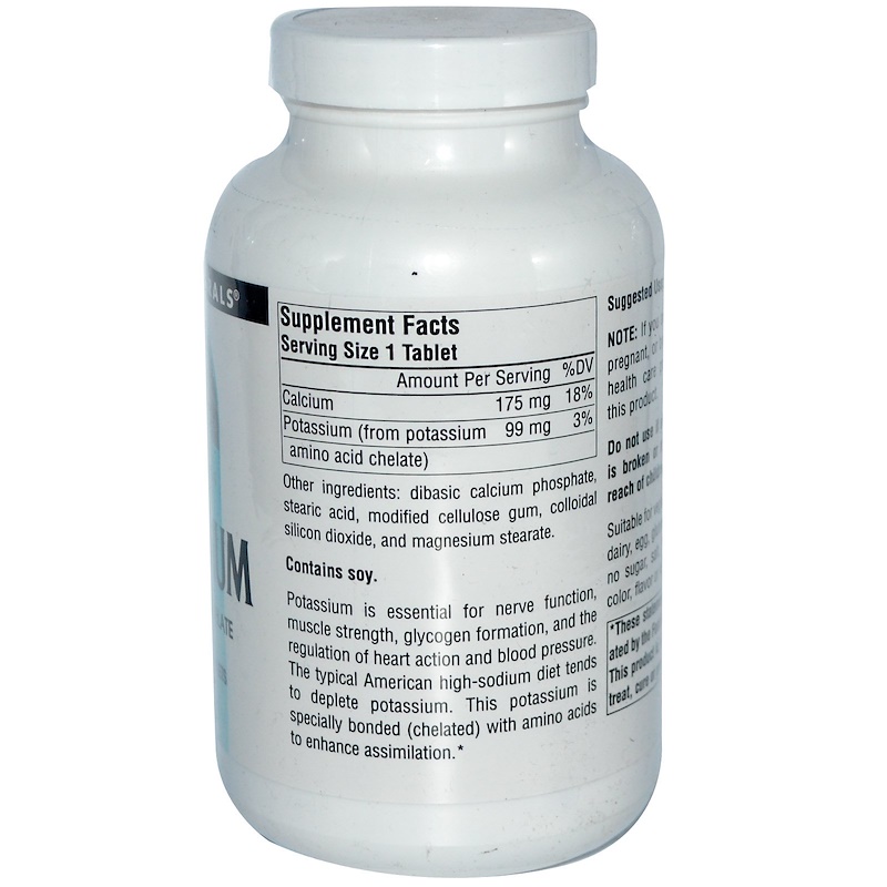 Source Naturals, Potassium, 99 mg, 250 Tablets iHerb