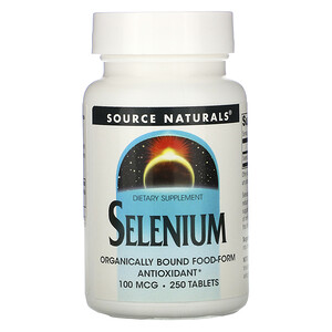 Отзывы о Сорс Начэралс, Selenium, 100 mcg, 250 Tablets