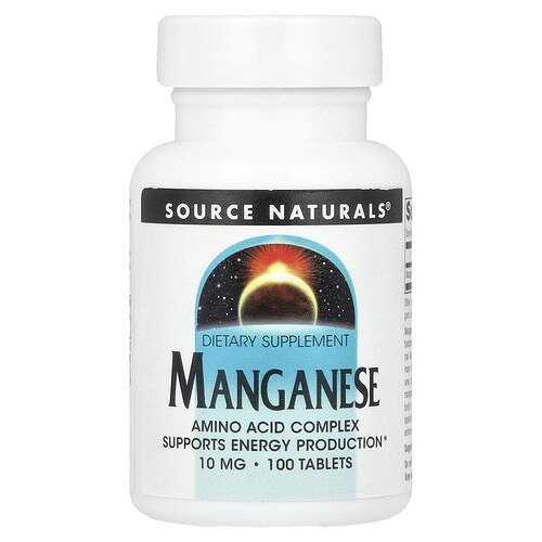 Source Naturals Manganese , 10 mg, 100 Tablets