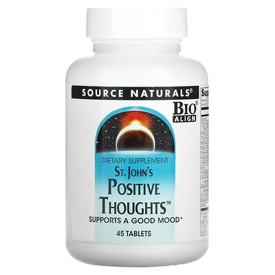 

Source Naturals St. John's Positive Thoughts 45 Tablets