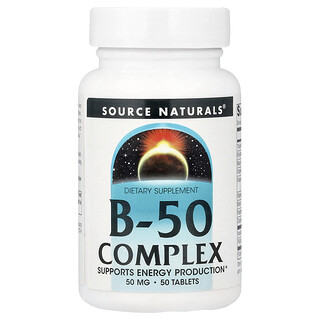 Source Naturals, Complex B-50, 50 de comprimate