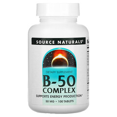 Source Naturals, B-50 Complex, 50 Mg, 100 Tablets