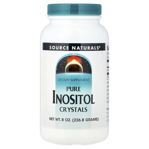 소스 네츄럴 Source Naturals, 순수 이노시톨 결정, 226.8g(8oz)