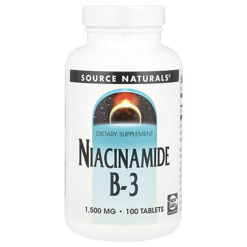 Source Naturals ナイアシンアミド B-3 1,500mg 100粒