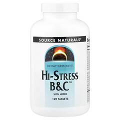 Hi-Stress B&C™ із травами, 120 таблеток