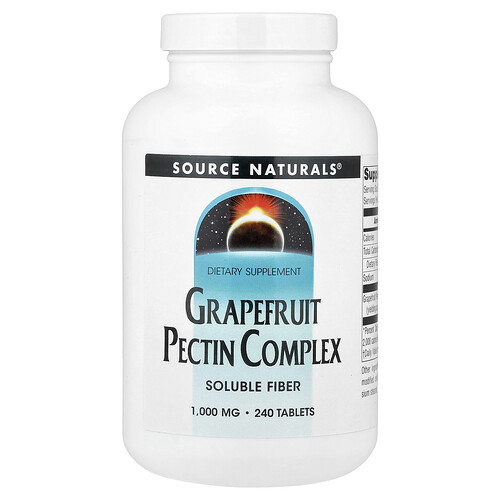 Source Naturals Грейпфрутовый пектин 240 таблеток (333 мг в каждой таблетке)