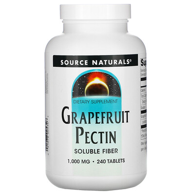 Source Naturals Grapefruit Pectin 1 000 mg 240 Tablets