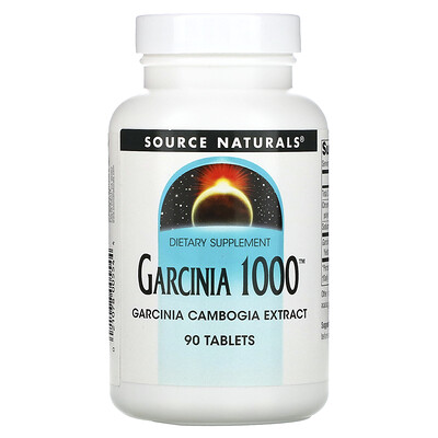 

Source Naturals Гарциния 1000 (Garcinia 1000), 90 таблеток