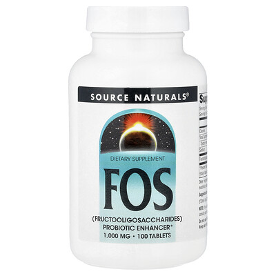 Source Naturals, FOS, 100 comprimidos (1000 mg por comprimido)