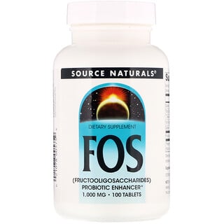 Source Naturals, FOS, 1,000mg, 100정