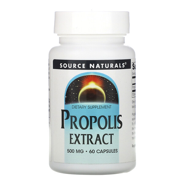 Propolis Extract, 500 mg, 60 Capsules