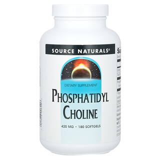 Source Naturals, Fosfatidilcolina, 420 mg, 180 Cápsulas Softgel