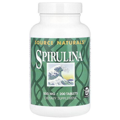 Source Naturals Spirulina, 200 Tablets
