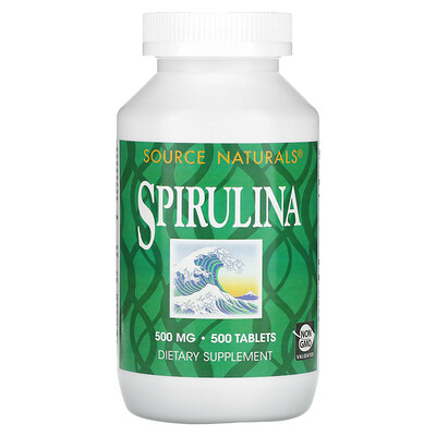 

Source Naturals, Spirulina, 500 mg, 500 Tablets