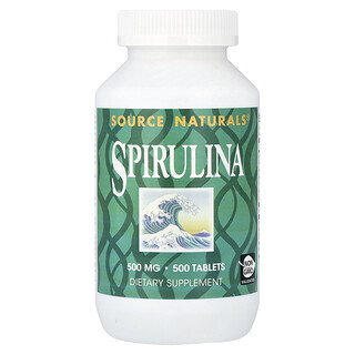 Source Naturals, Spirulina, 500 Tablets