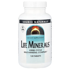 Life Minerals™, без заліза, 120 таблеток