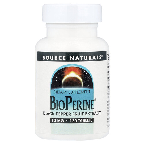 Source Naturals, BioPerine, 10 mg, 120 Tabletten