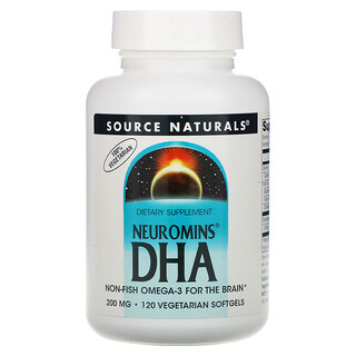 Source Naturals, Neuromins DHA, 200 mg, 120 Vegetarian Softgels