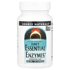 Daily Essential Enzymes®, 500 мг, 60 капсул