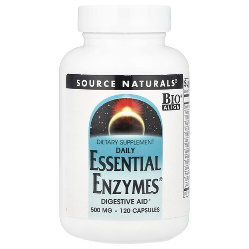 Source Naturals デイリー エッセンシャル エンザイムス® 500mg 120カプセル