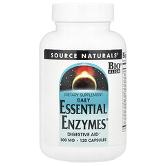 Daily Essential Enzymes®, 500 мг, 120 капсул