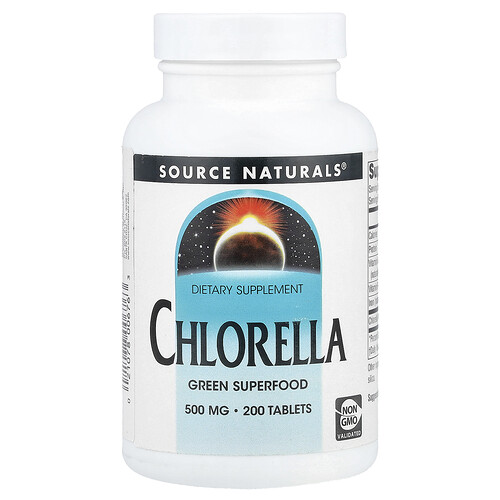 Source Naturals, Chlorella, 200 Tabletten (125 mg pro Tablette)