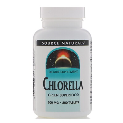 

Source Naturals Хлорелла 200 таблеток