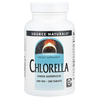 Source Naturals, Chlorella, 500 mg, 200 tabletas