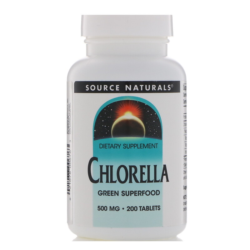 Source Naturals, Chlorella, 500 mg, 200 Tablets iHerb