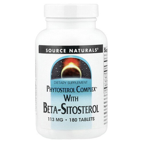 Source Naturals Phytosterol Complex with Beta-Sitosterol Supplement Vitamin | 180 Tabs
