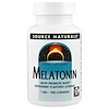 Source Naturals, Mélatonine, Comprimé saveur menthe poivrée, 1 mg, 300 comprimé