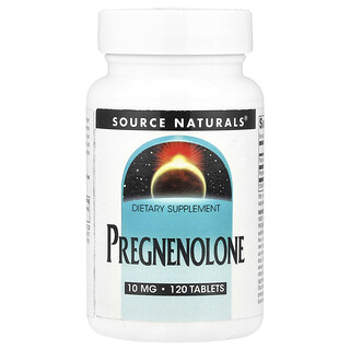 Source Naturals, Pregnenolona, 10 mg, 120 Tabletas
