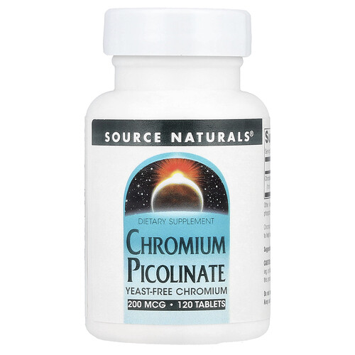 Source Naturals クロミウムピコリネート 200mcg タブレット120粒