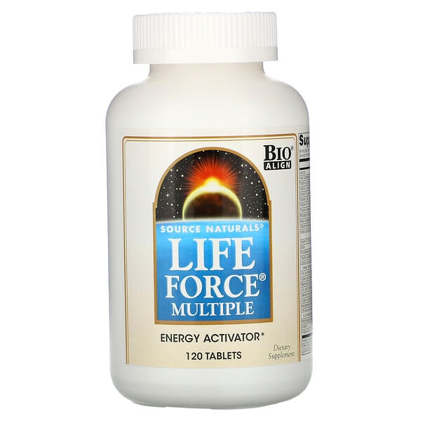 Source Naturals, Life Force Multiple, Multivitamine, 120 Tabletten