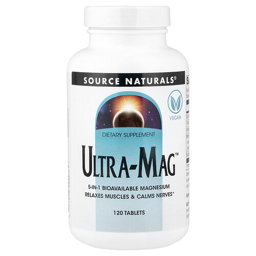 Source Naturals, Ultra-Mag, 120 Tabletten