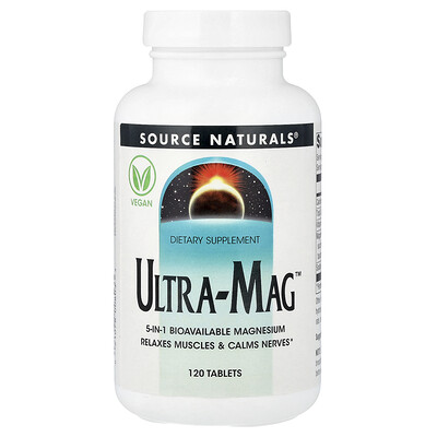 Product Image for Source Naturals, Ultra-Mag , 120 Tablets