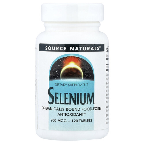 Source Naturals セレニウム 200mcg タブレット120粒