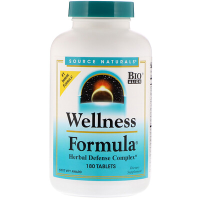 

Wellness Formula, защитный комплекс трав, 180 таблеток
