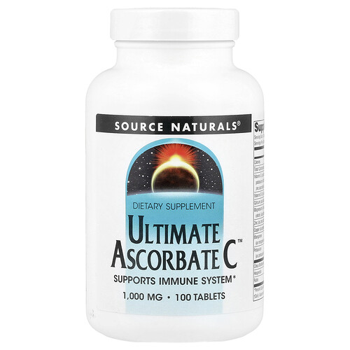 Source Naturals, Ultimate Ascorbate C™, 100 Tablets