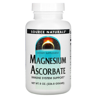 Source Naturals, アスコルビン酸マグネシウム、226.8g（8オンス）