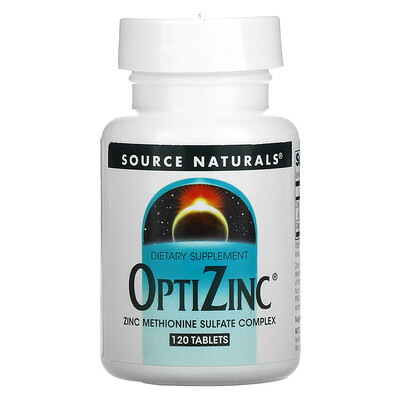 Source Naturals OptiZinc, 120 Tablets
